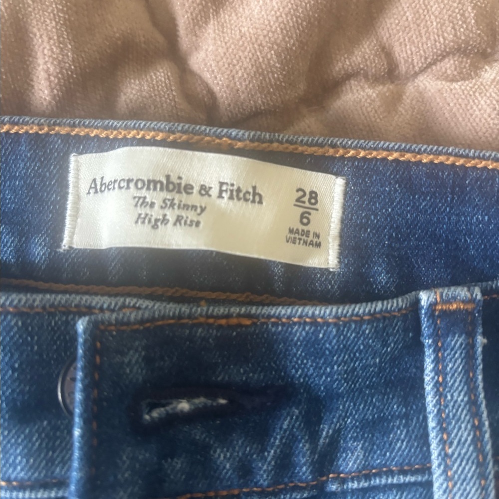 Abercrombie & Fitch Blue Skinny Jeans